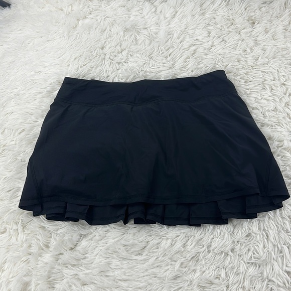 Lululemon Run: Pace Setter Skirt Black - Picture 1 of 8